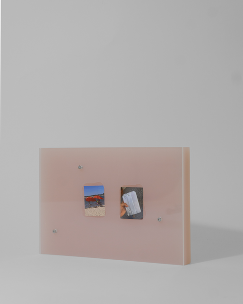 beige pink frame 3x24x16,5cm photo 3,5x4,5cm
