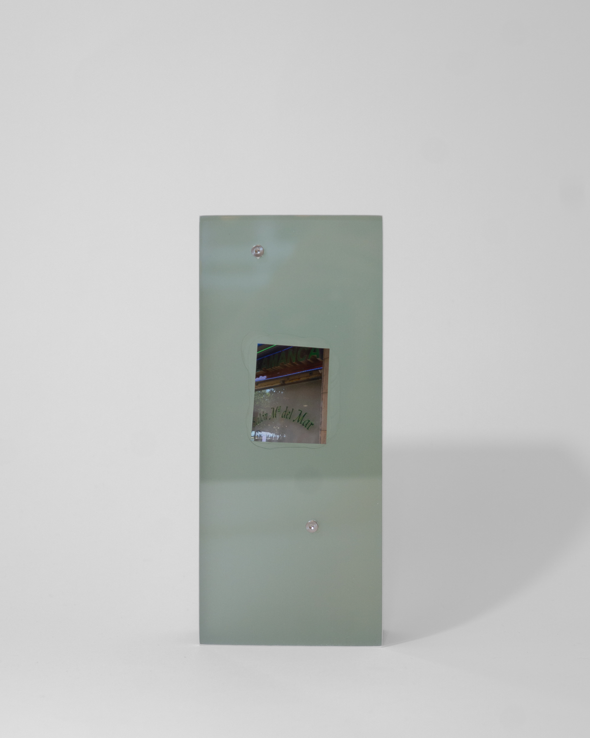 dark green frame 5x8,5x19,5cm photo 3,5x4,5cm
