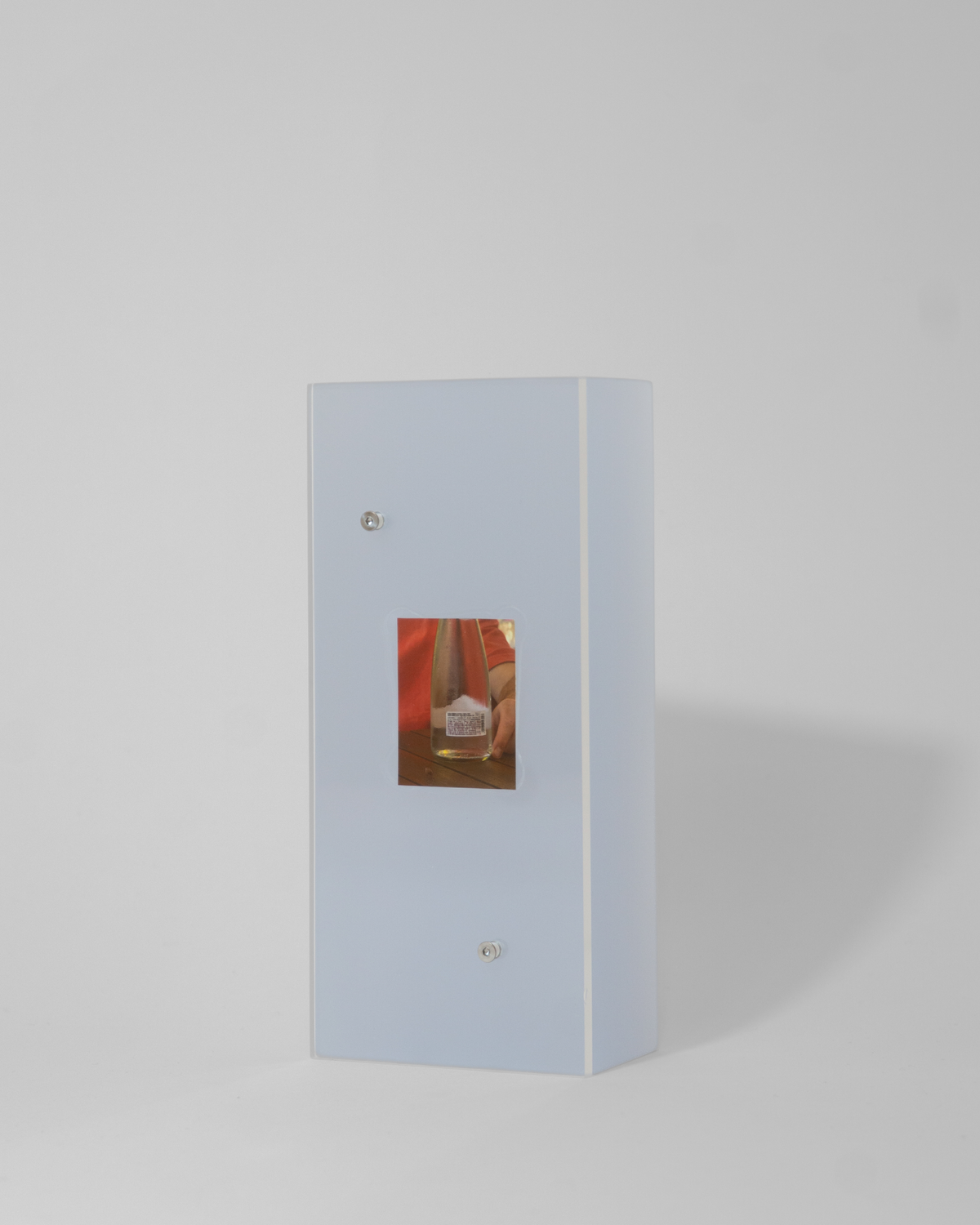 light blue frame 5x8,5x18,5cm photo 3,5x4,5cm