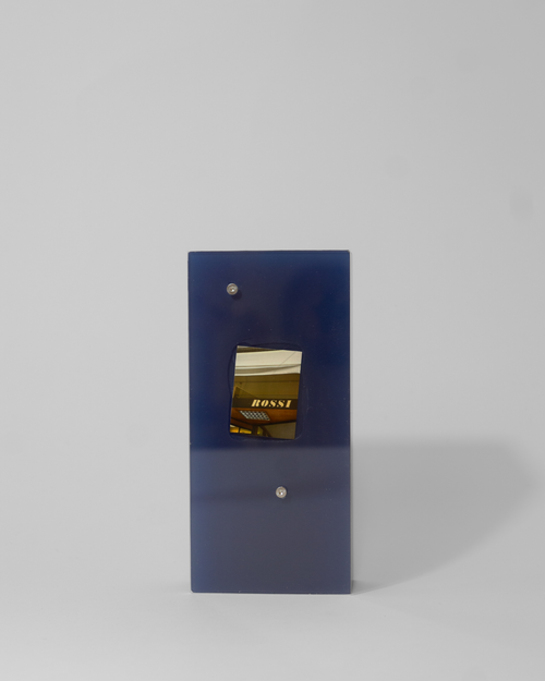dark blue frame 5x8,5x18cm photo 3,5x4,5cm
