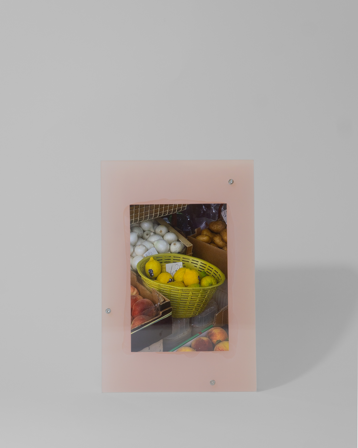 beige pink frame 3x16x24cm photo 10x15cm